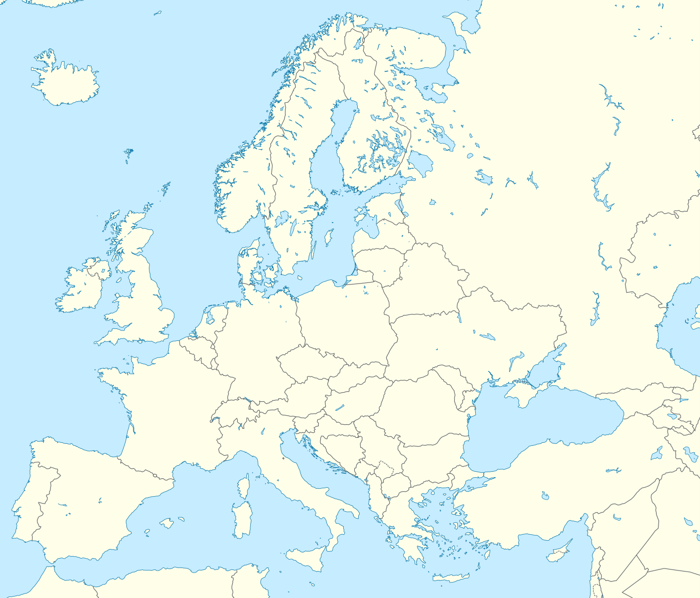 Europe map